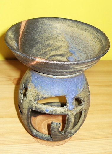 Oriental hellblau,schwarz